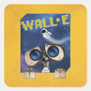 WALL-E 2 SQUARE STICKER