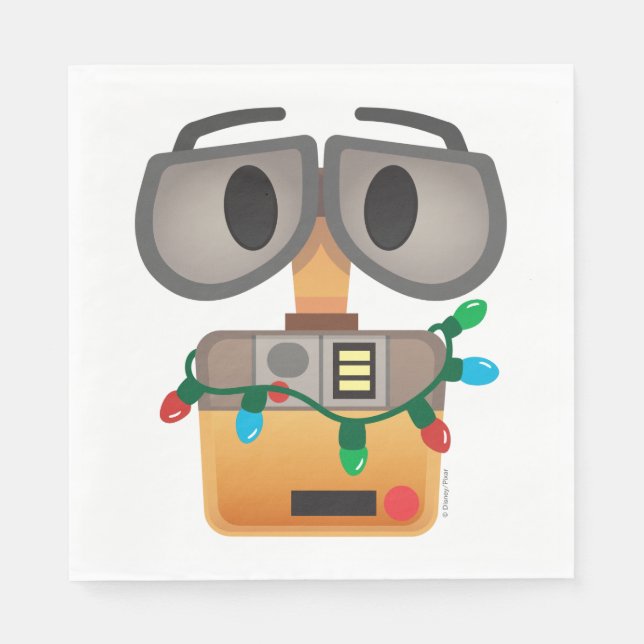 WALL-E Christmas Lights Napkin (Front)
