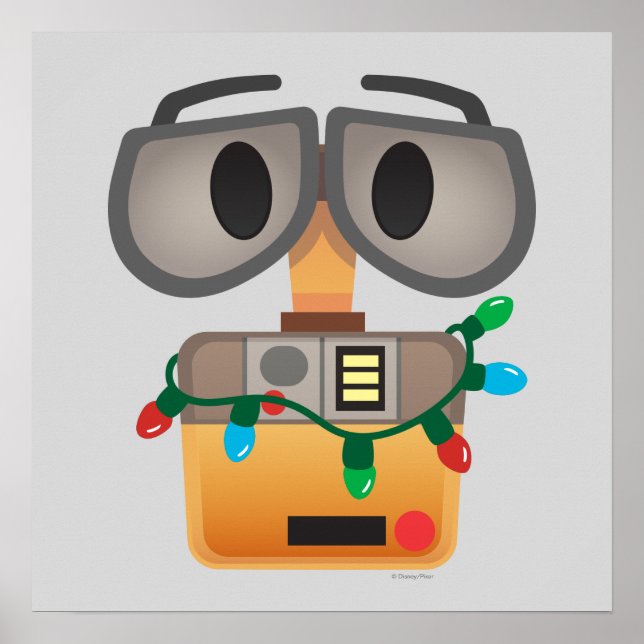WALL-E Christmas Lights Poster (Front)