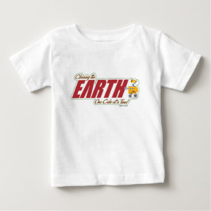 WALL-E "cleaning the EARTH one cube at a time" Baby T-Shirt