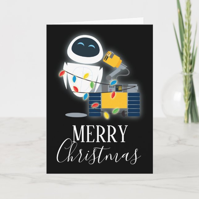 WALL-E & EVE Christmas Holiday Card (Front)