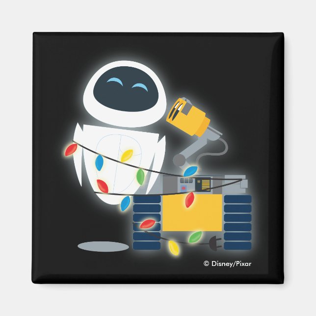 WALL-E & EVE Christmas Magnet (Front)