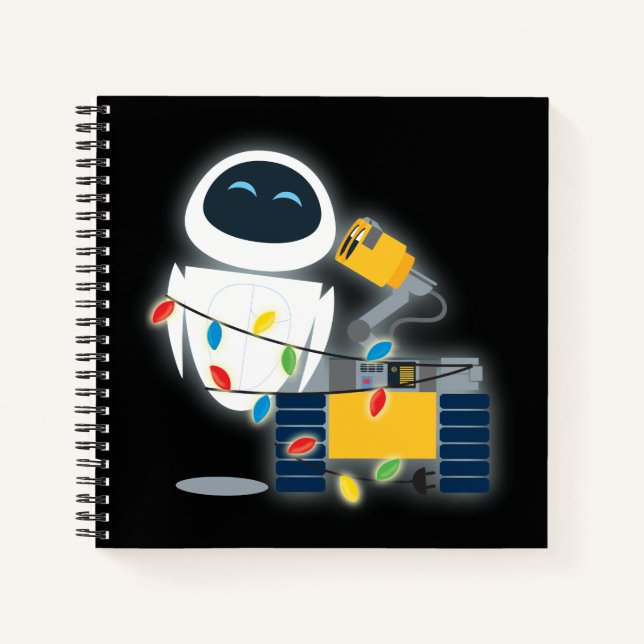 WALL-E & EVE Christmas Notebook (Front)