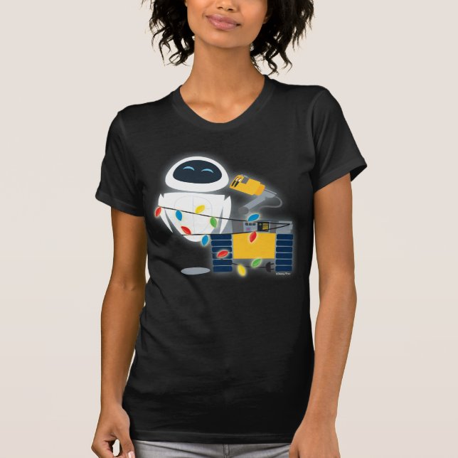 WALL-E & EVE Christmas T-Shirt (Front)
