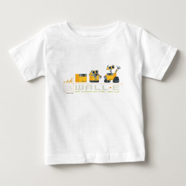 WALL-E grows Baby T-Shirt (Front)