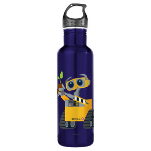 WALL-E robot sad holding plant 710 Ml Water Bottle