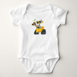 WALL-E robot sad holding plant Baby Bodysuit