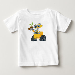 WALL-E robot sad holding plant Baby T-Shirt