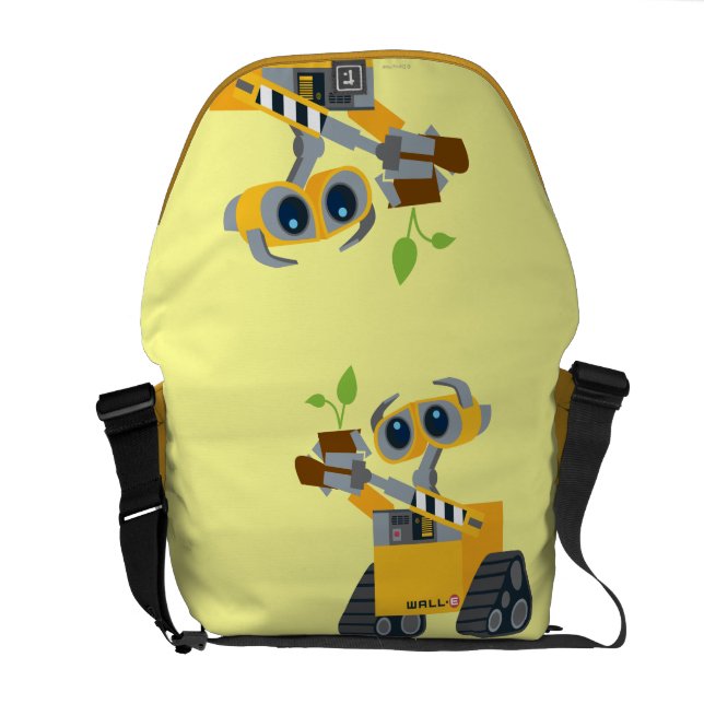 WALL-E robot sad holding plant Courier Bag (Back Open)