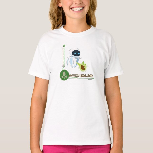 Wall*E with Eve the plant Disney T-Shirt (Front)