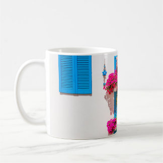wall floral decoration in ethnic style. garden des coffee mug