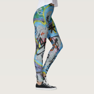 wall graffiti leggings
