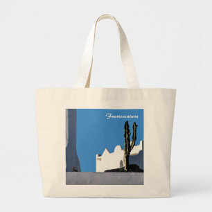 Wall Large Tote Bag