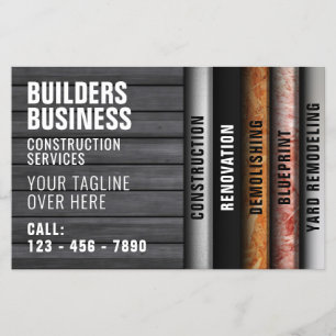 Wall layers construction inspired  flyer