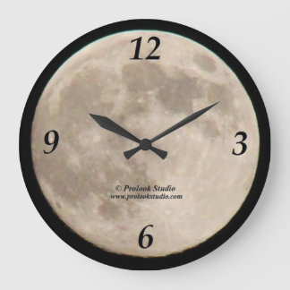 WALL MOON CLOCK