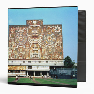 Wall mosaic on the facade of the Central Library Binder