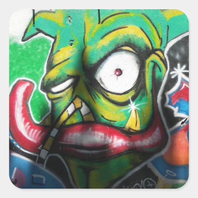 Wall Mural Square Sticker (Front)