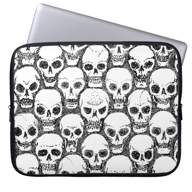 Wall o’ Skulls Laptop Sleeve (Front)