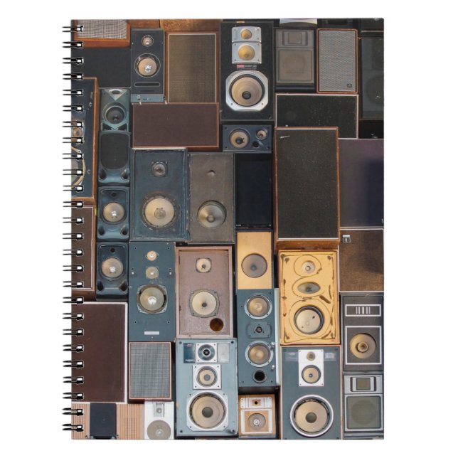 Wall of speakers notebook (Front)