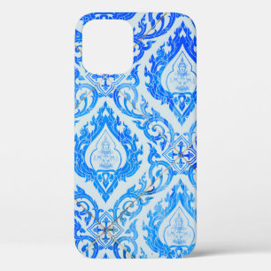 wall of the church is decorated with ceramic tiles iPhone 12 case