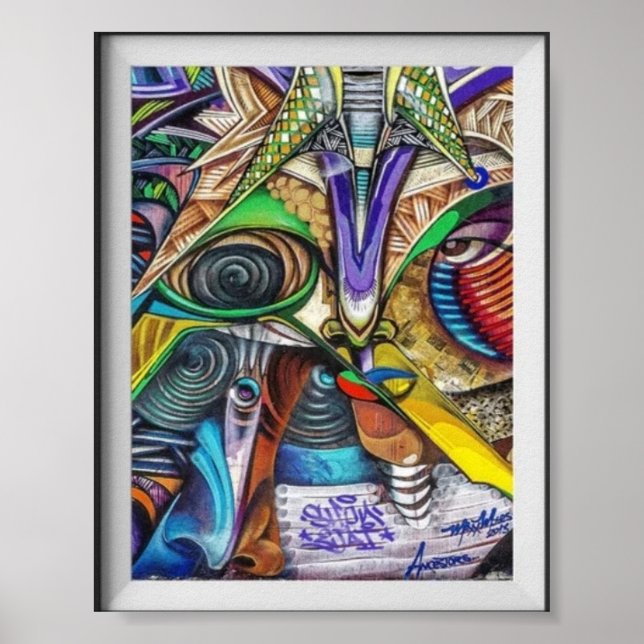 Wall painting.. poster (Front)