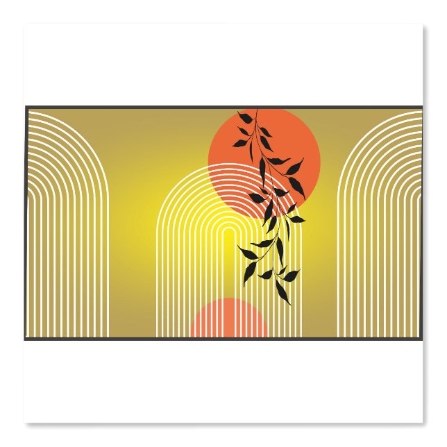 Wall paper print art  (Front)