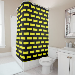 Wall Pattern Black and Yellow