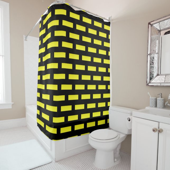 Wall Pattern Black and Yellow (In Situ)