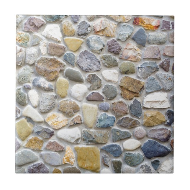 Wall pebble pattern tile (Front)