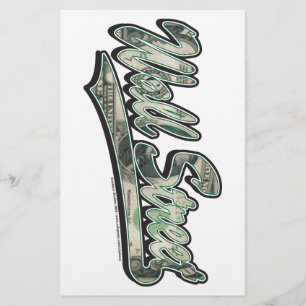 Wall Street - 1000 Dollar Bill Stationery