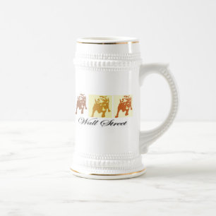 Wall Street Bull Market Beer Stein