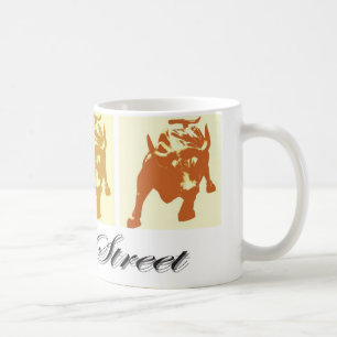 Wall Street Bull Market Coffee Mug