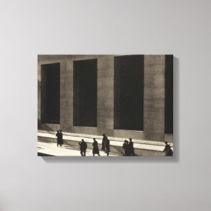 Wall Street (by Paul Strand, 1915) Canvas Print