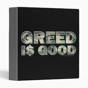 Wall Street/ Greed is Good Binder