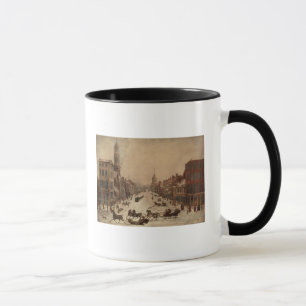 Wall Street in Winter Mug
