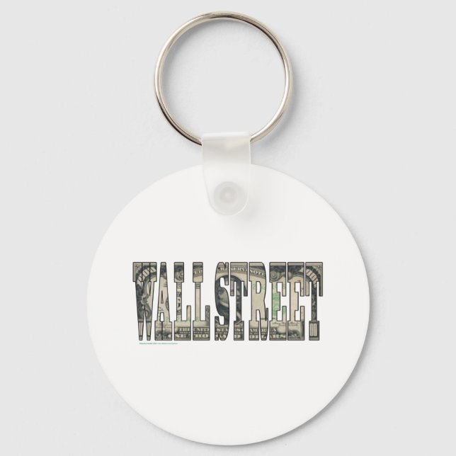 WALL-STREET-only-png Keychain (Front)