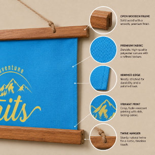 Wall Tapestry   Rustic Frame   Artistic Décor