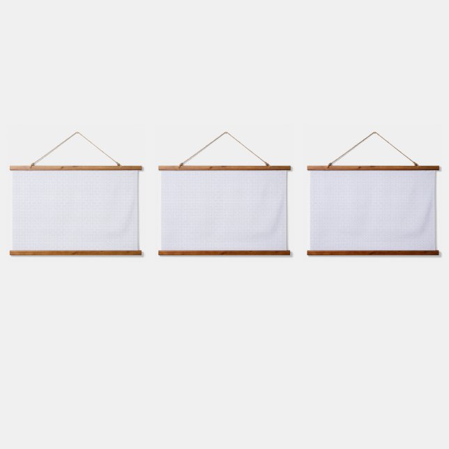 Wall Tapestry | Rustic Wood Frame Decor (Triple)