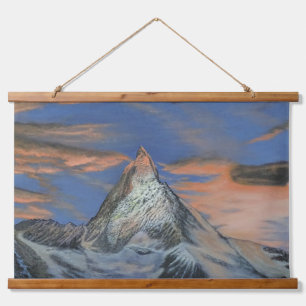 Wall Tapestry - "The Matterhorn At Sunset"