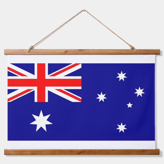 Wall Tapestry with flag of Australia (Front)