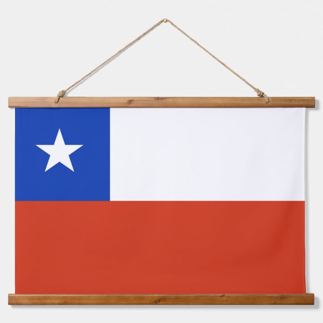 Wall Tapestry with flag of Chile (Front)