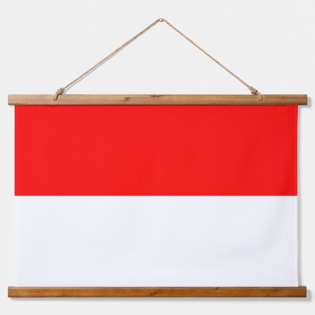 Wall Tapestry with flag of Indonesia (Front)