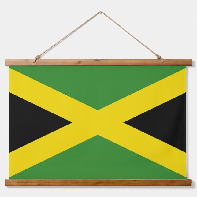 Wall Tapestry with flag of Jamaica (Front)