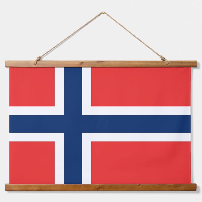 Wall Tapestry with flag of Norway (Front)