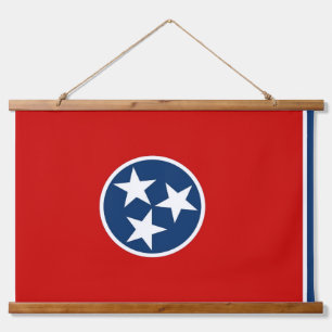 Wall Tapestry with flag of Tennessee, U.S.A.
