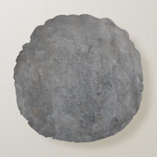 Wall texture wood pattern stone round pillow