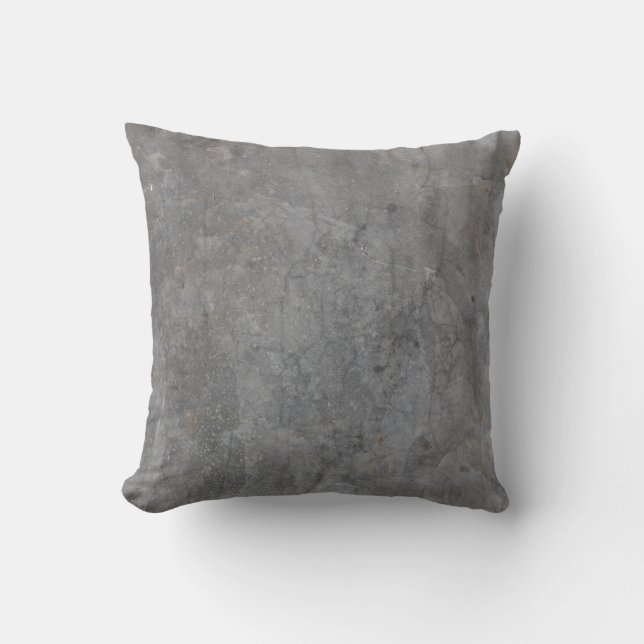 Wall texture wood pattern stone throw pillow (Front)