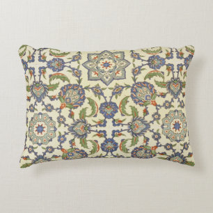 Wall tiles of Qasr Rodouan, from 'Arab Art as Seen Decorative Pillow