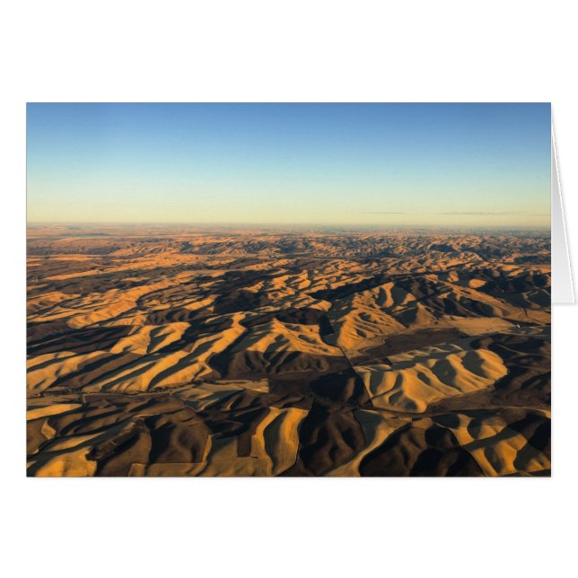 Walla Walla wine country from aloft (Front Horizontal)