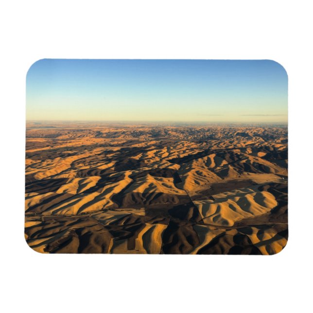 Walla Walla wine country from aloft Magnet (Horizontal)